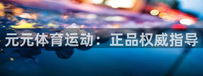 元元体育运动：正品权威指导